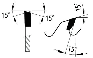 Serra 912 Ingletadora; Tot tipus de fustes o derivats. Angle negatiu i tall altern. (3)